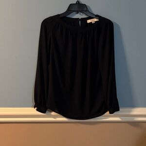 Loft Women's Navy blouse size XXS PETITE
